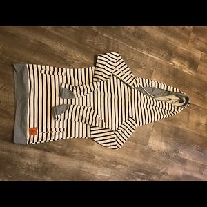 Ampersand Avenue Striped double hood